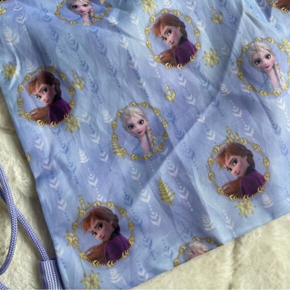 Disney | Blue & Purple Frozen 2 Princess Drawstring Bag - Picture 2 of 9